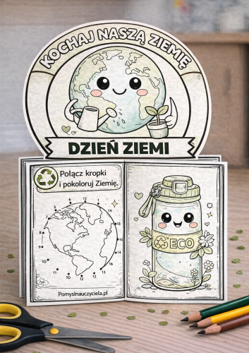 DZIEŃ ZIEMI KSIĄŻECZKI Z ECO HASŁEM  28 STRON 