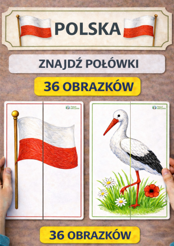 POLSKA ZNAJDŹ POŁÓWKI 36 WZORÓW