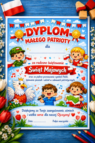 DYPLOM MAŁEGO PATRIOTY  