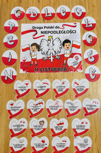 DROGA POLSKI DO NIEPODLEGŁOŚCI + NAPIS+ PLAKAT XXL 35 STRON 