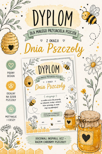 DYPLOM DZIEŃ PSZCZOŁY  