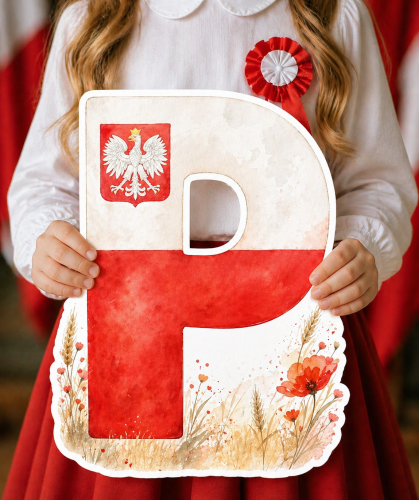 NAPIS POLSKA MOJA OJCZYZNA - 18 STRON 