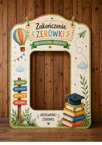 FOTOBUDKA XXL ZAKOŃCZENIE ZERÓWKI 20 STRON   