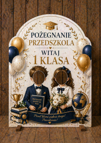 FOTOBUDKA XXL POŻEGANANIE PRZEDSZKOLA WITAJ 1 KLASA 20 STRON