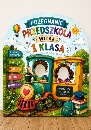 FOTOBUDKA XXL POŻEGANANIE PRZEDSZKOLA WITAJ 1 KLASA 20 STRON  