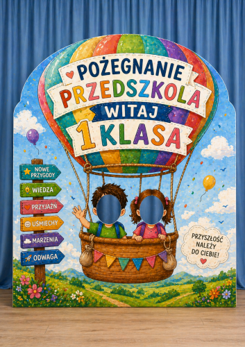 FOTOBUDKA XXL POŻEGANANIE PRZEDSZKOLA WITAJ 1 KLASA 20 STRON
