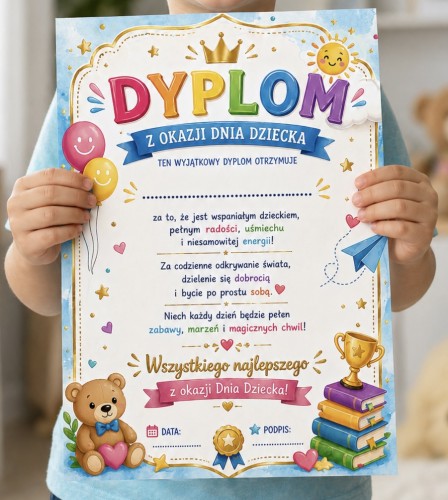 DYPLOMY NA DZIEŃ DZIECKA 
