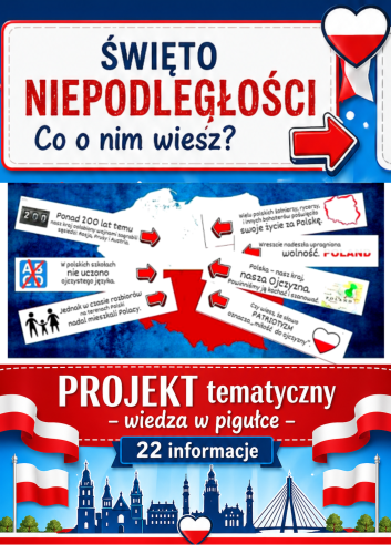 11 LISTOPADA - CO O NIM WIESZ? WIEDZA W PIGUŁCE + OPASKI GRATIS 20 STRON 