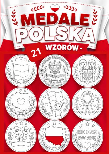 POLSKA MEDALE 16 WZORÓW