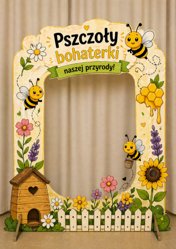 ZESTAW WYDRUKOWANY GOTOWY DO WYSYŁKI FOTOBUDKA DZIEŃ PSZCZOŁY 20 STRON  