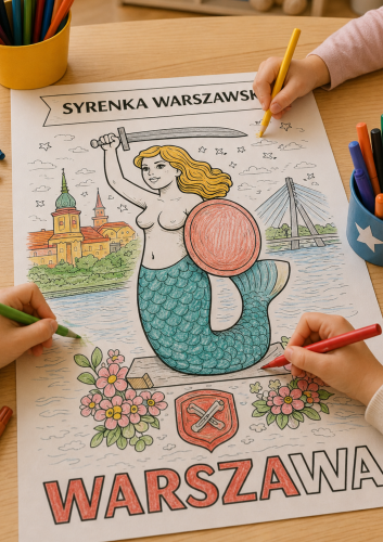 POLSKA  KOLOROWANKA XXL 16 STRON  