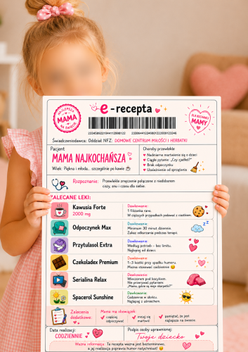 DZIEŃ MAMY I TATY |e-RECEPTA DLA MAMY + DEKORACJA XXL RAZEM 23 STRON