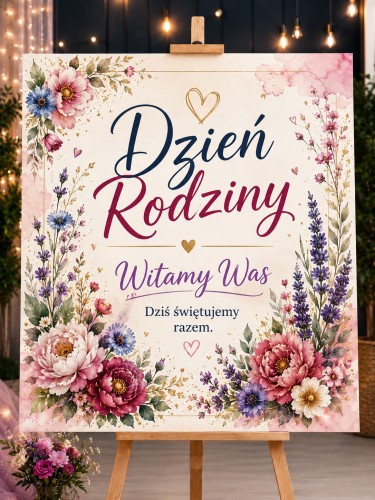DEKORACJA DZIEŃ MAMY I TATY WITAMY 9 i 16 STRON