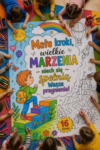 KOLOROWANKA XXL DZIEŃ DZIECKA 16 STRON  