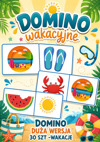 DOMINO WAKACYJNE - LATO 30 OBRAZKÓW