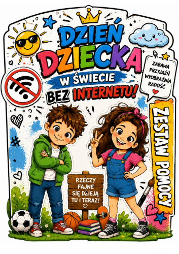PROJEKT DZIEŃ DZIECKA W ŚWIECIE  BEZ INTERNETU 63 STRONY