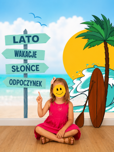 LATO, WAKACJE.... PLAKAT XXL DO ZDJĘĆ I DEKORACJI 16 STRON 