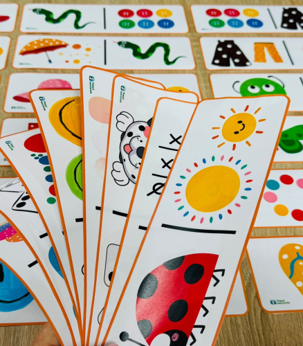 DOMINO DZIEŃ KROPKI DUŻY FORMAT - 30 ELEMENTÓW