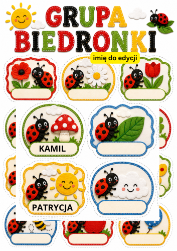 ZNACZKI DO EDYCJI 2 WIELKOŚCI 48 SZTUK  