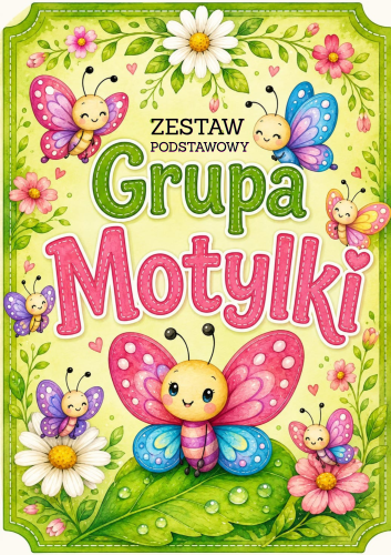GRUPA MOTYLKI ZESTAW PODSTAWOWY RAZEM 54 STRON/A4