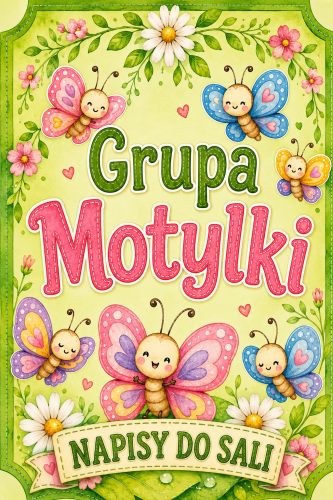 GRUPA MOTYLKI NAPISY DO SALI 10 STRON 