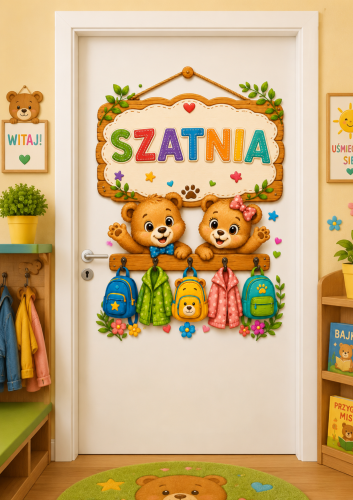 SZATNIA GRUPA MISIE DEKORACJA XXL - A4,A3,  9 STRON