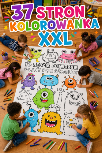 FAJNY ROK XXL 37 STRON KOLOROWANKA XXL 