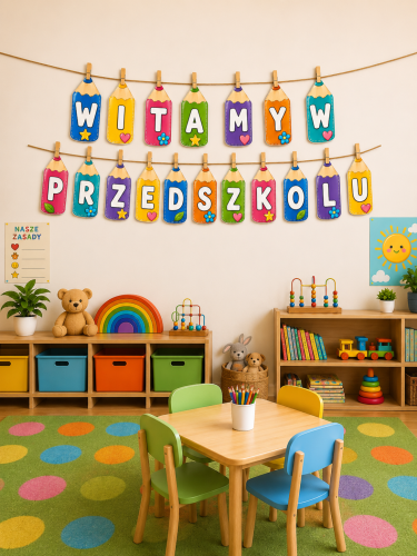 NAPIS WITAMY W PRZEDSZKOLU - 18 STRON 