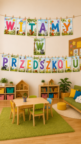 NAPIS WITAMY W PRZEDSZKOLU 