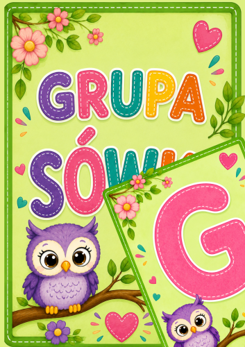 NAPIS GRUPA SÓWKI   + GRATIS NAPIS NA DRZWI   RAZEM 11 STRON