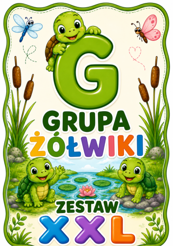 GRUPA ŻÓŁWIKI  ZESTAW XXL- 55 STRON 