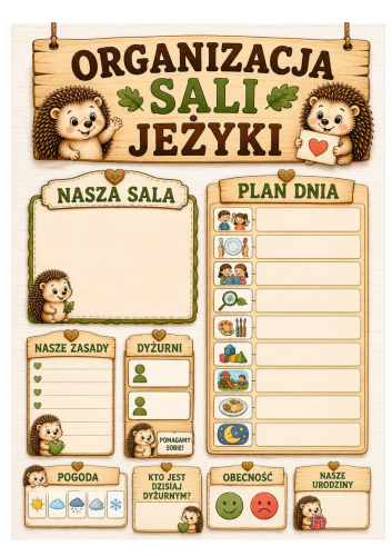 ORGANIZACJA GRUPY JEŻYKI - 29 STRON