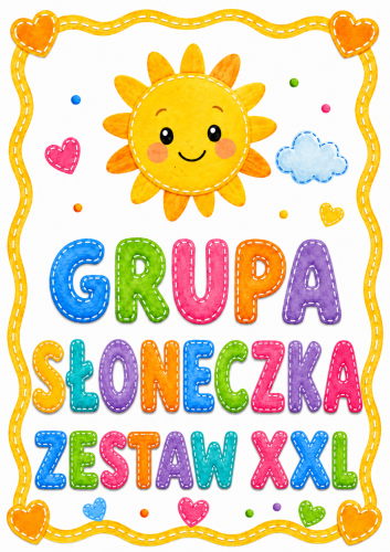 GRUPA SŁONECZKA ZESTAW XXL- 61 STRON