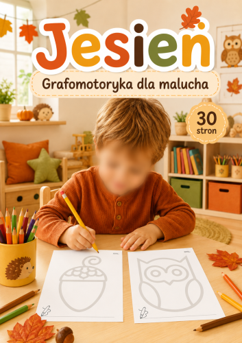 JESIEŃ - GRAFOMOTORYKA DLA MALUCHA 30/A4 