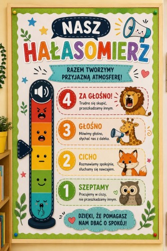 NASZ HAŁASOMIERZ A4, A3, 4, 9 STRON