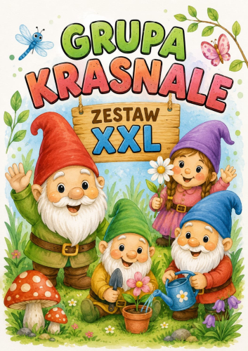 GRUPA KRASNALE  ZESTAW XXL- 51 STRON