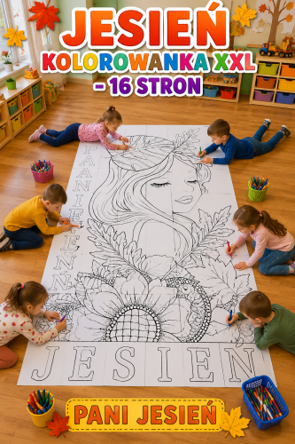 JESIEŃ KOLOROWANKA XXL - 16 STRON 