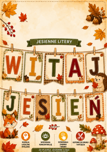 WITAJ JESIEŃ 11 STRON NAPIS