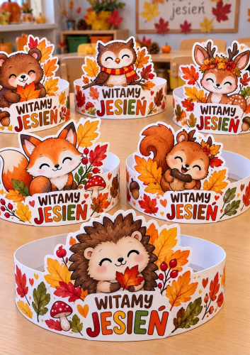 OPASKI WITAMY JESIEŃ 12 WZORÓW - RAZEM 16 STRON 