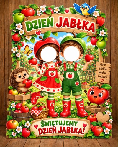 FOTOBUDKA XXL DZIEŃ JABŁKA 20 STRON    