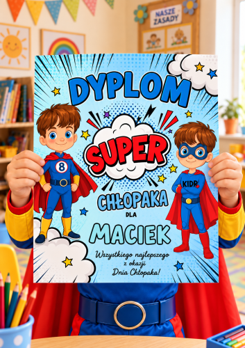 DYPLOM SUPER CHŁOPAKA
