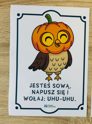 DZIEŃ DYNI KARTY RUCHOWE I DŻWIĘKONAŚLADOWCZE 36 KART