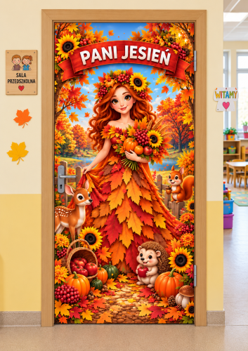 PANI JESIEŃ PLAKAT/DEKORACJA XXL 9,12 STRON  