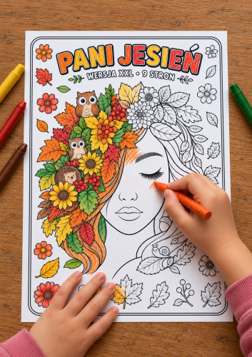  PORTRET PANI JESIENI 20 WZORÓW/A4