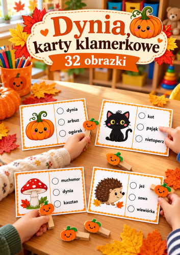 DYNIA KARTY KLAMERKOWE- 32 OBRAZKI