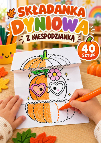 SKŁADANKA DYNIOWA Z NIESPODZIANKĄ 40 SZT 