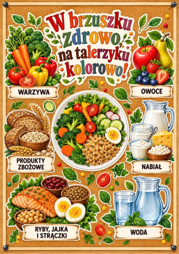 GAZETKA - W BRZUSZKU ZDROWO NA TALERZU KOLOROWO- 10 STRON