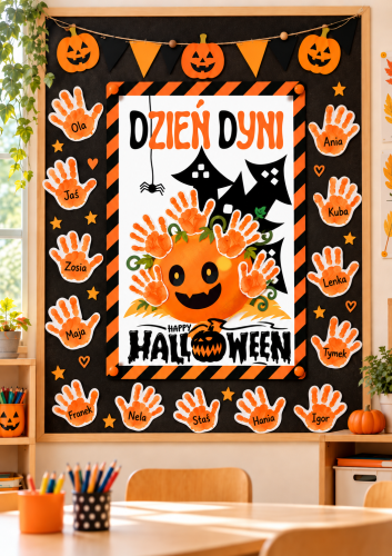 PLAKAT XXL DZIEŃ DYNI / HALLOWEEN - 21 STRON 