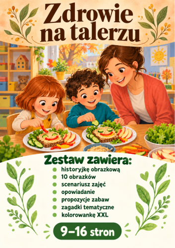 ZDROWIE NA TALERZU -  ZESTAW POMOCY 44 STRONY  