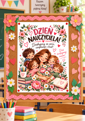 DEKORACJA DZIEŃ NAUCZYCIELA - 6, 12 STRON
